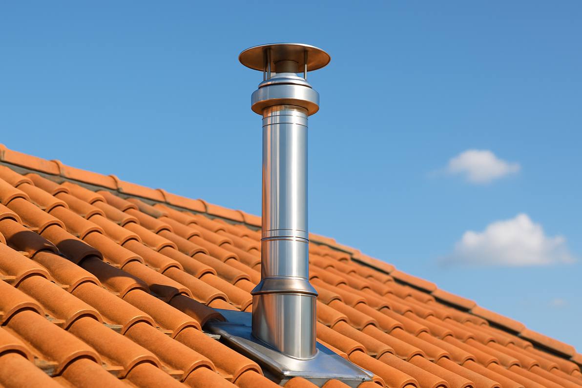 Можно ли коаксиальный дымоход вывести на крышу?