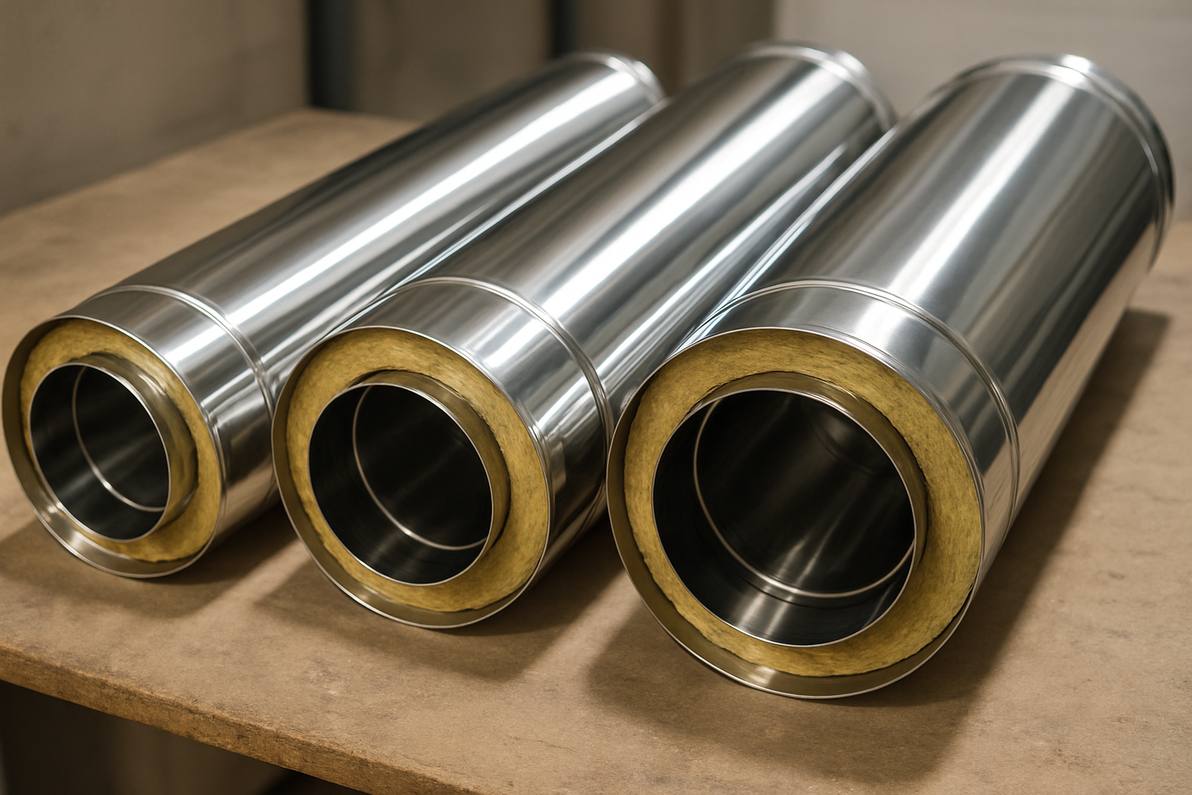 Какой диаметр должен быть у трубы на дымоходе-сэндвич?