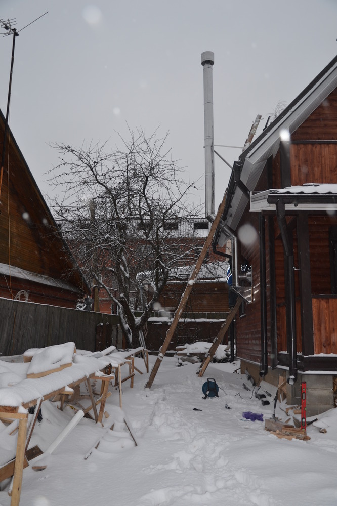 Монтаж дымохода