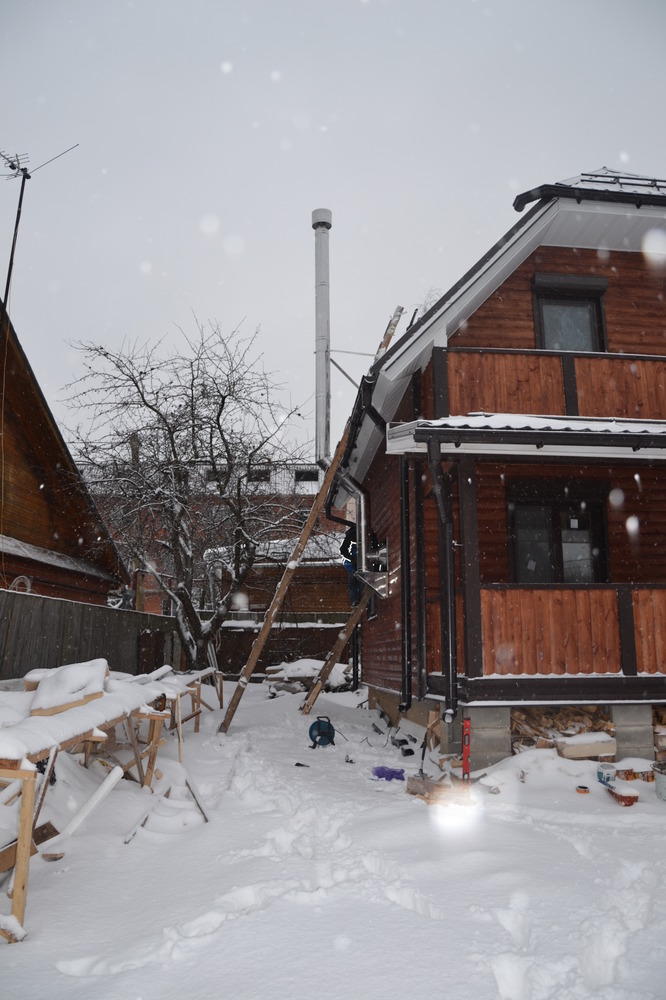 Монтаж дымохода